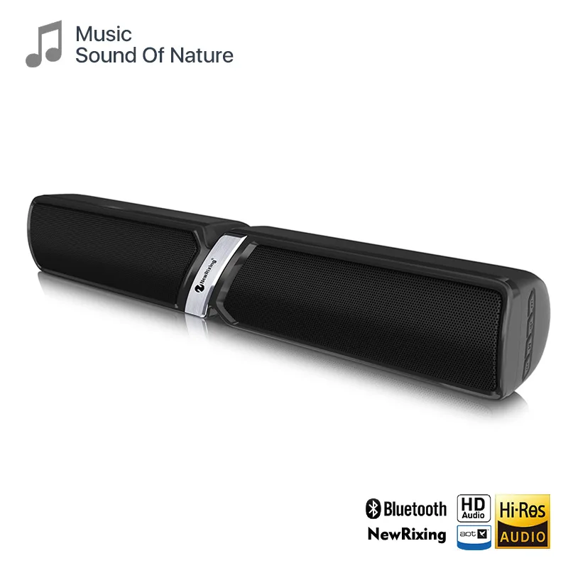 Newrixing беспроводной Bluetooth динамик 10 Вт портативный стерео сабвуфер Саундбар Hifi