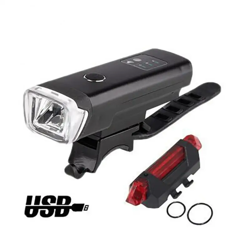 

Bicycle Light Rainproof USB Charging LED Cycling Lights MTB Front Lamp Headlight Ultralight Flashlight Bike Light Bike Headlight