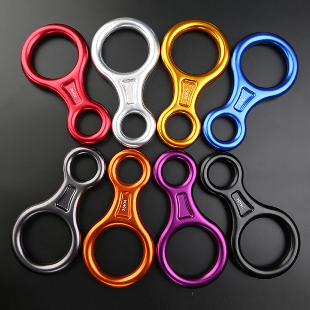 

7 Color Mountaineering Figure Ring Rappel Outdoor Mountaineering Device Downhill Equipment Outdoor Camping Accessories