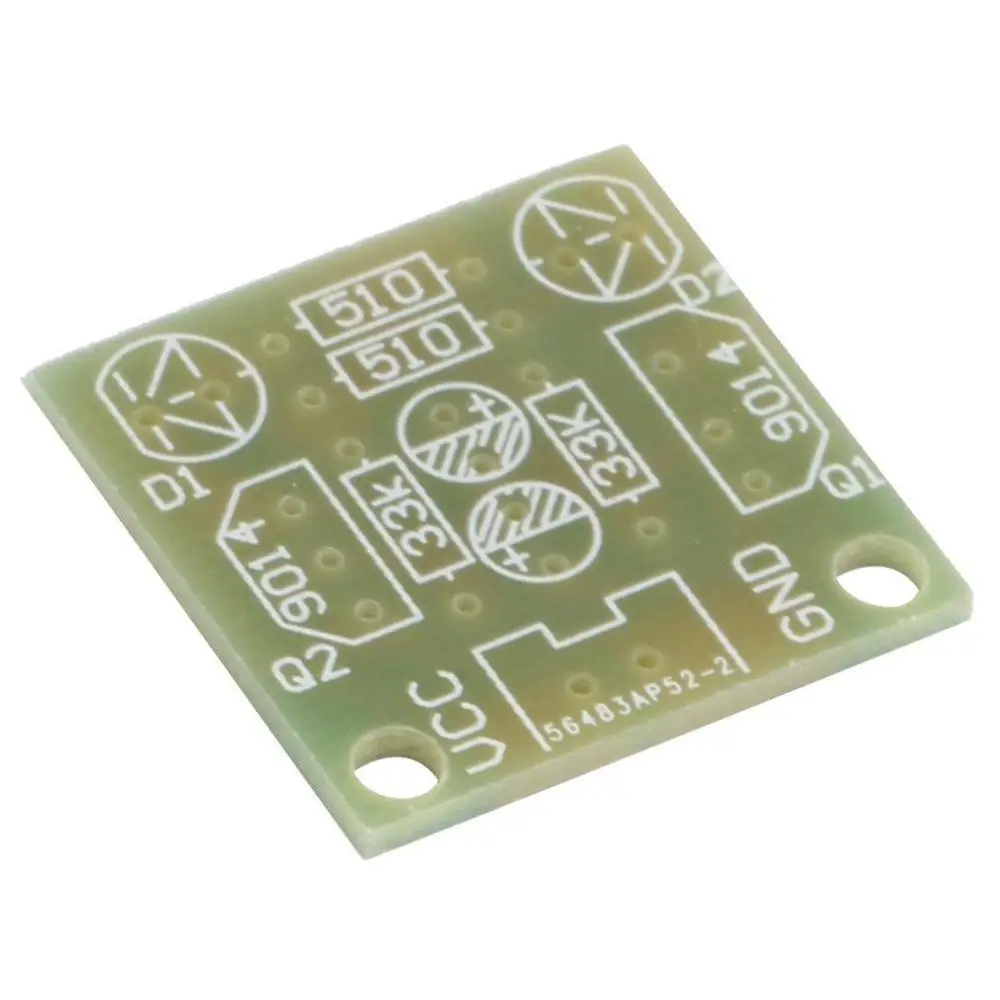 Простой светодиодный светильник вспышка 5 мм макетная плата для