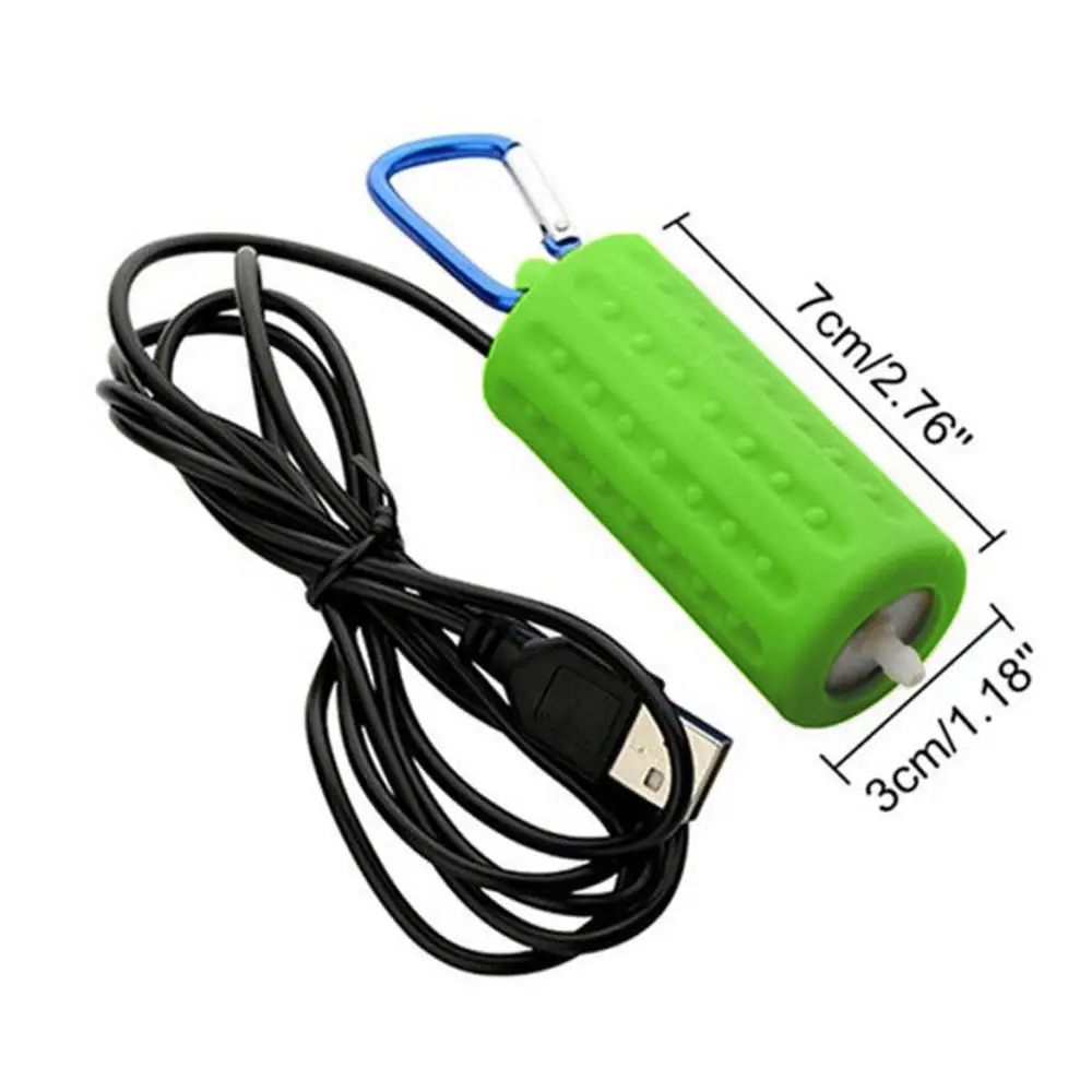4 цвета миниатюрный аквариум с USB Oxygen Air аэрационный насос тихий бесшумный для
