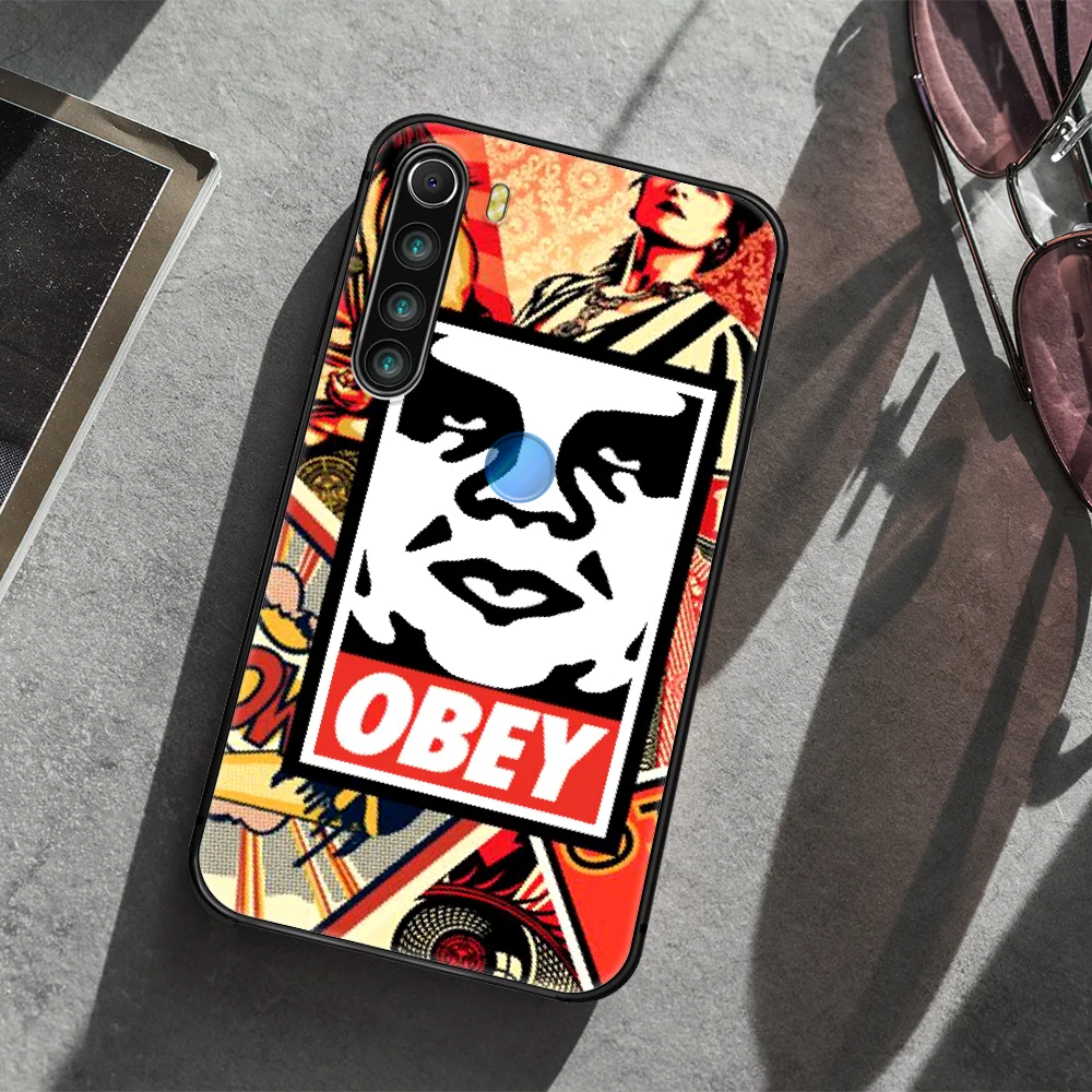 

fashion trend Brand Phone Case Cover Hull For XIAOMI Redmi 7 7a 8 8a 9 10X NOTE 6 7 7s 8 8t 9 9s Pro Max black Cell 3D Coque