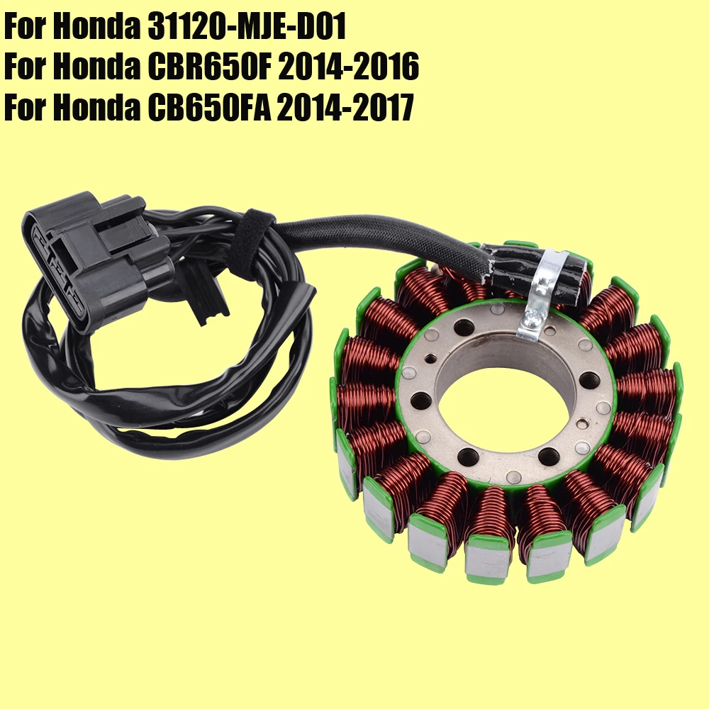 Катушка статора для Honda CBR650F CB650FA 2014 2015 2016 31120 MJE D01 мотоциклетный генератор