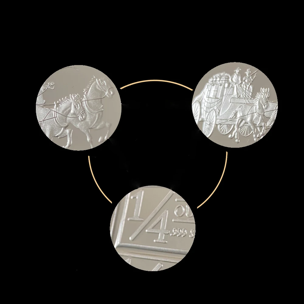 

USA Northwest Fine Stagecoach 1/4 Ounce 999 Silver Bar