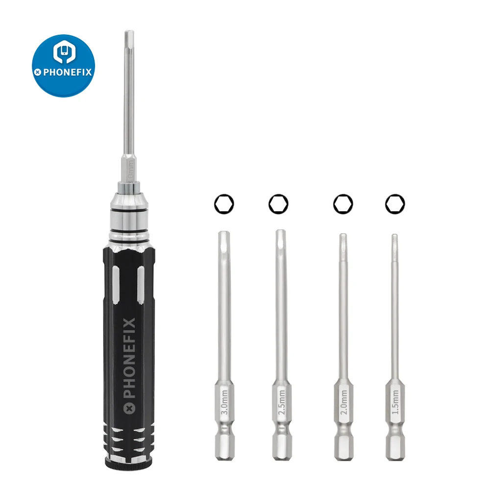 Отвертка для вертолета 4 в 1 с шестигранной отверткой набор прецизионных