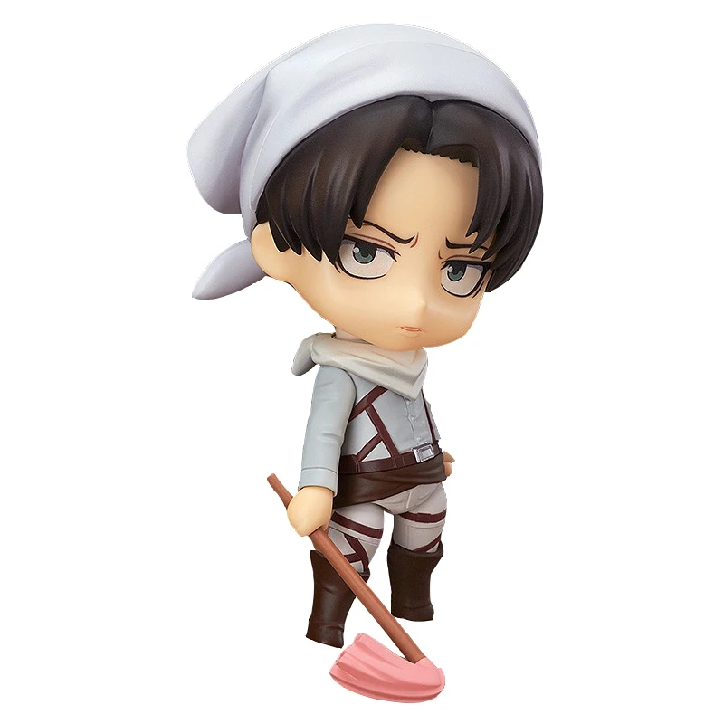 Атака на искусственную кожу аниме экшн фигурки игрушки 417 Levi Cleaning Ver. Аниме