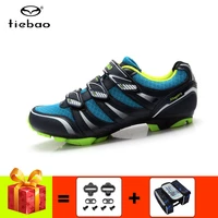 tiebao professional cycling shoes women mountain bike sneakers add cleatsmen breathable sapatilha mtb athletic bicycle shoes