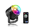 RGB диско-шар светильник для диджея, диско-свет, светодиодный прожектор, Стробоскопическая Лампа для дня рождения, вечеринки, автомобиля, клуба, бара, караоке, Рождества, со звуковой активацией