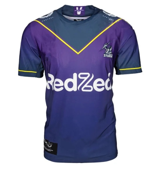 

2021 Мельбурн шторм 1998 Ретро Регби Джерси размер S-3XL