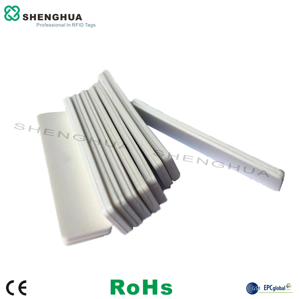 

10pcs/pack high quality 860-960Mhz rfid uhf laundry tag for Smart Washable White RFID Label Sticker tracking system