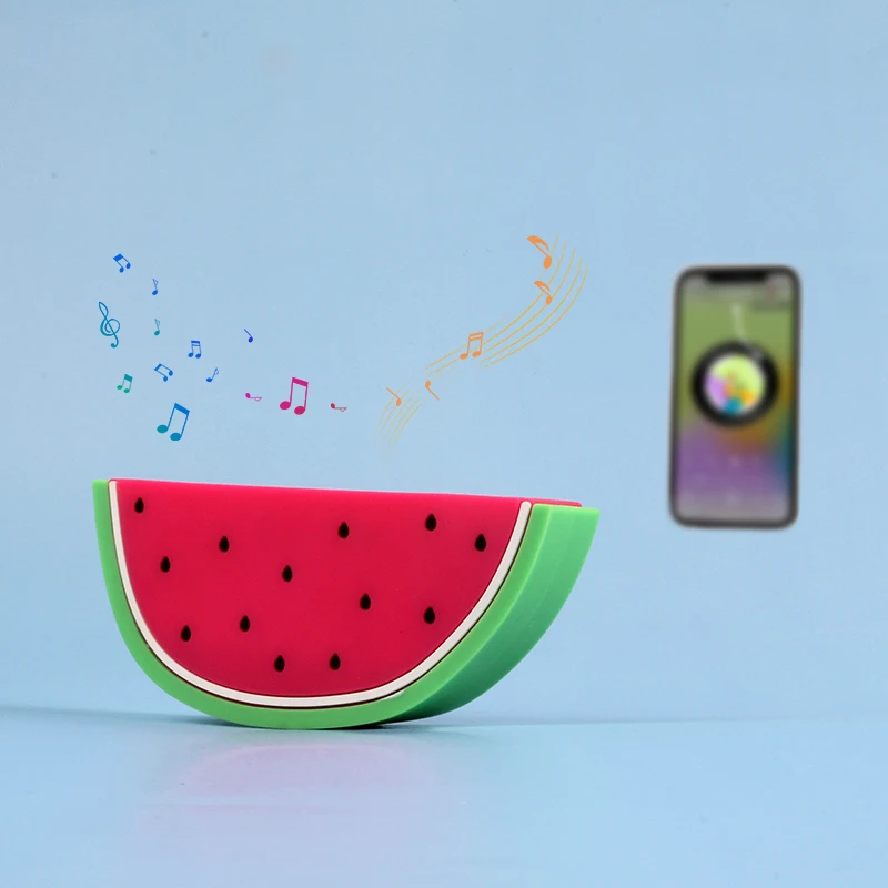 2021 portable wireless bluetooth speaker desktop outdoor summer small fresh and cute watermelon shape AUX play subwoofer | Электроника