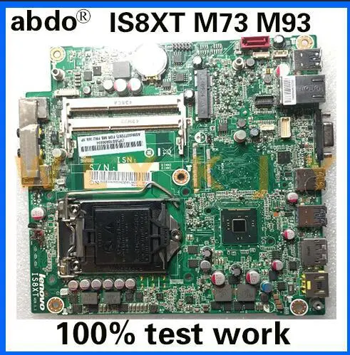 Материнская плата abdo IS8XT REV: 1 для Lenovo M73 M93 M93P M4500Q M73E универсальная материнская Q87 USB