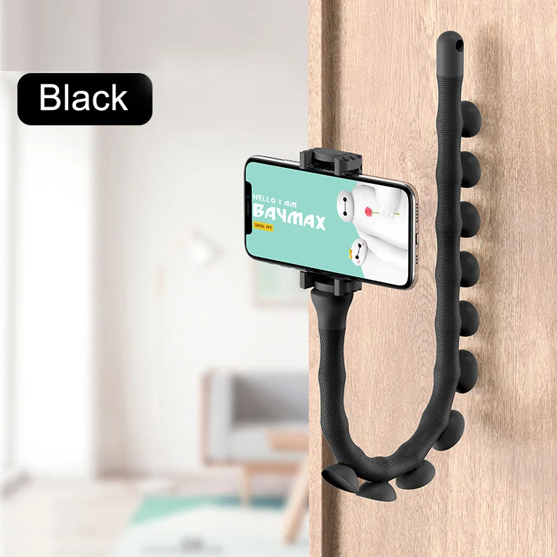 CANDYEIC Sucker Cell Phone Holder For iPhone Samsung Huawei Xiaomi Redmi LG SONY MOTO Support Funny Caterpillar Bicycle Bracket | Мобильные
