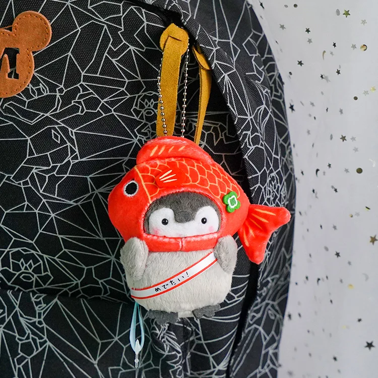 

Another Link Cute Japanese Popular Energy Little Penguin Backpack Plush Pendant Keychain Toy Clamshell Doll 7Kinds Wj01