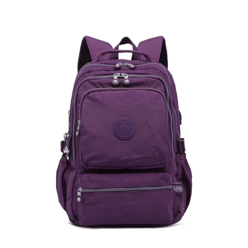

School Backpack for Teenage Girl Mochila Feminina Women Backpacks Nylon Waterproof Casual Laptop Bagpack Female Sac A Do 2021