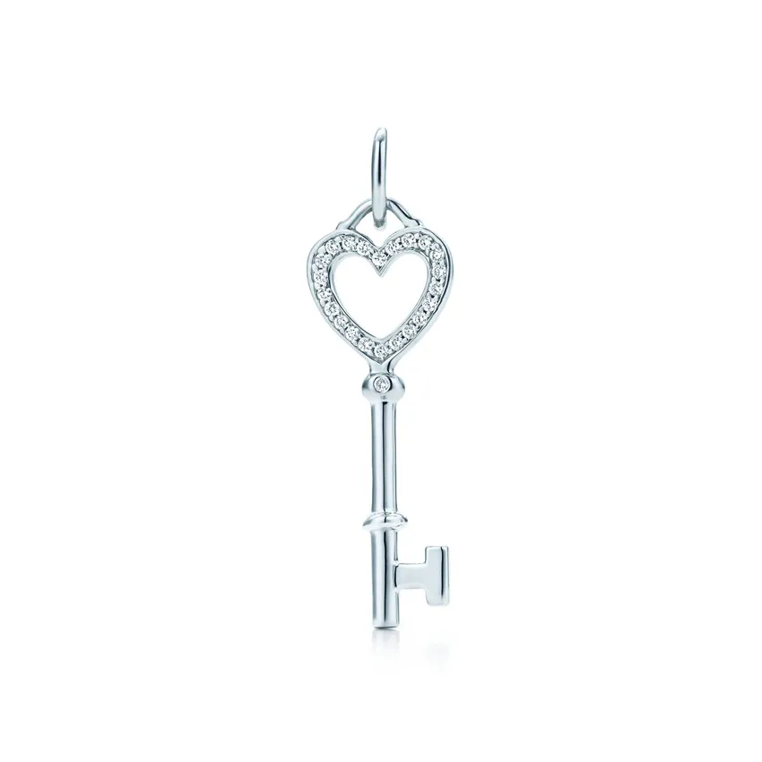 

Hot style fashion cool couple heart-shaped key necklace