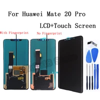 6 39 original display for huawei mate 20 pro with fingerprin lcd display touch screen digitizer assembly for huawei mate 20 pro
