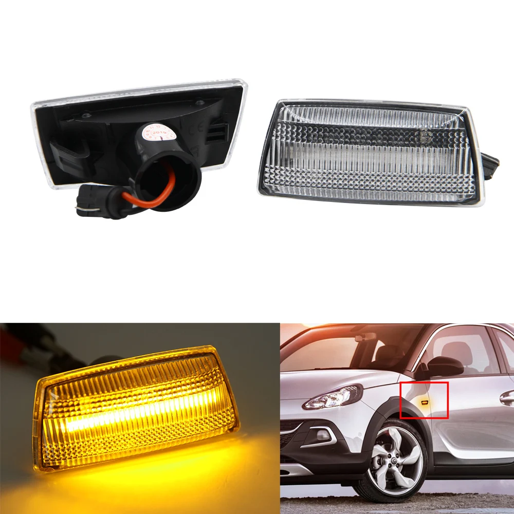 

2 шт., светодиодные боковые указатели для Chevrolet Cruze Orlando Vauxhall Opel