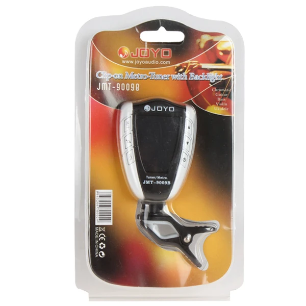 

JOYO JMT-9009B Mini LCD Backlight Display Clip On Metro Tuner for Guitar Bass Violin Guitar Tuners