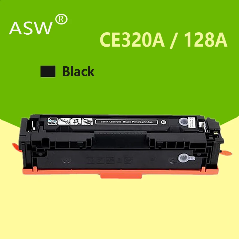 

ASW Toner Cartridge Compatible for HP CE320A CE321A CE322A CE323A 128A 320A 320 321 322 323 laserjet CM1415 CM1415fn 1415 CP1525