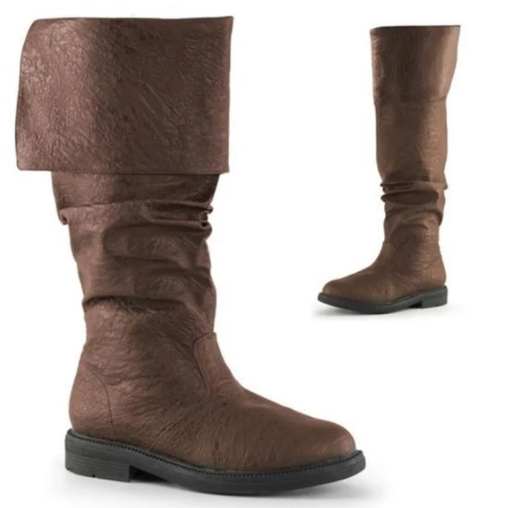 Средневековые ботинки из искусственной кожи Джек Ренессанс полусапожки обувь Larp