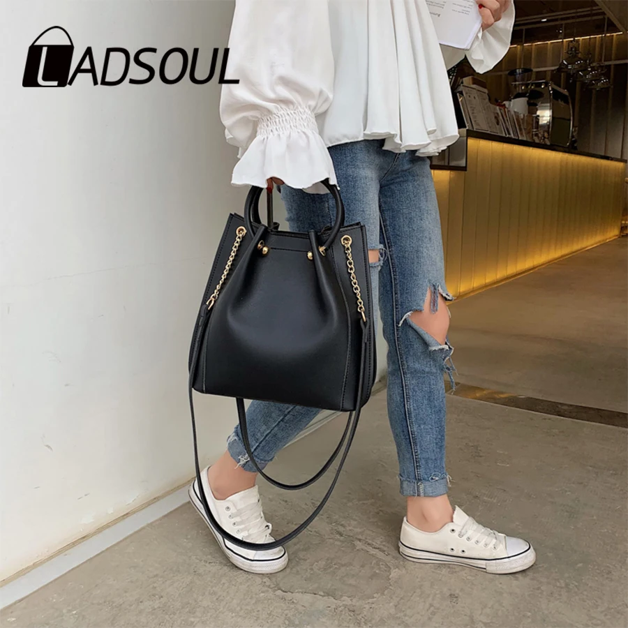 Ladsoul модная женская сумка из искусственной кожи женские сумки через плечо