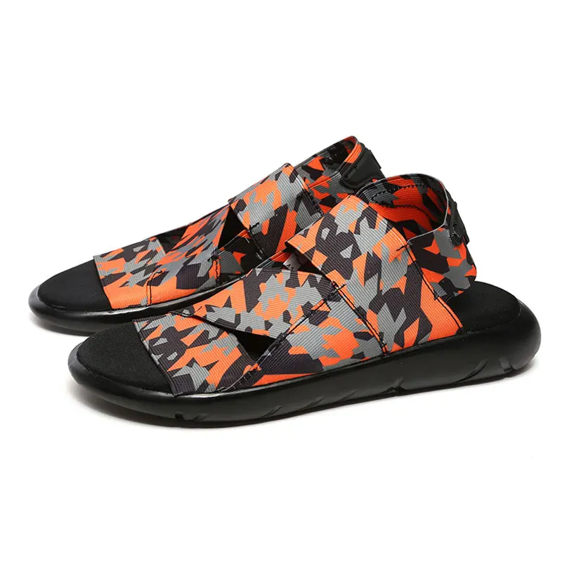 2019 летние мужские сандалии Высококачественная Брендовая обувь пляжные мужская