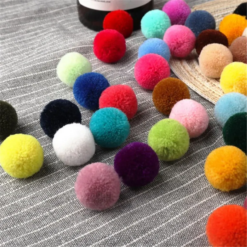 Кашемировые помпоны с помпонами 15 мм/20 мм/25 мм/30 мм/40 мм мягкие пушистые плюшевые