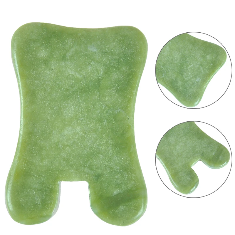 Natural Jade Stone Guasha Board Massage Tool SPA Therapy GuaSha Massager Antistress Body Care Scraping | Красота и здоровье