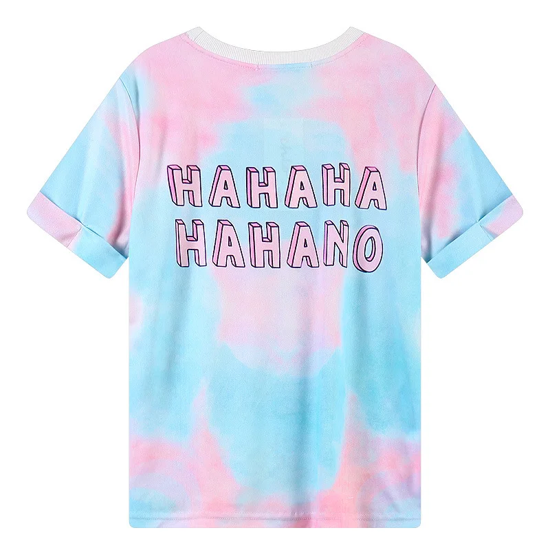 Футболка женская в стиле Харадзюку Повседневная летняя рубашка с принтом