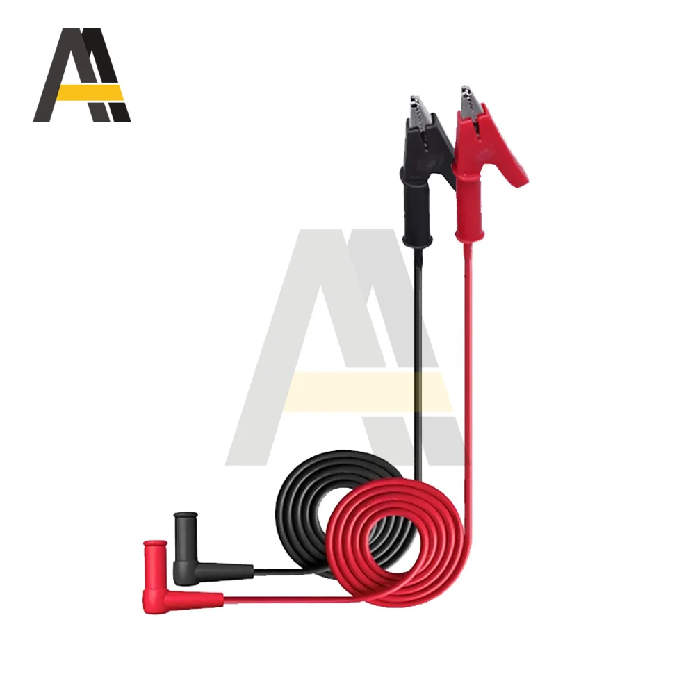 Зажим типа крокодил 90 см двойной щуп 4 мм 20 А для мультиметра | Обустройство дома