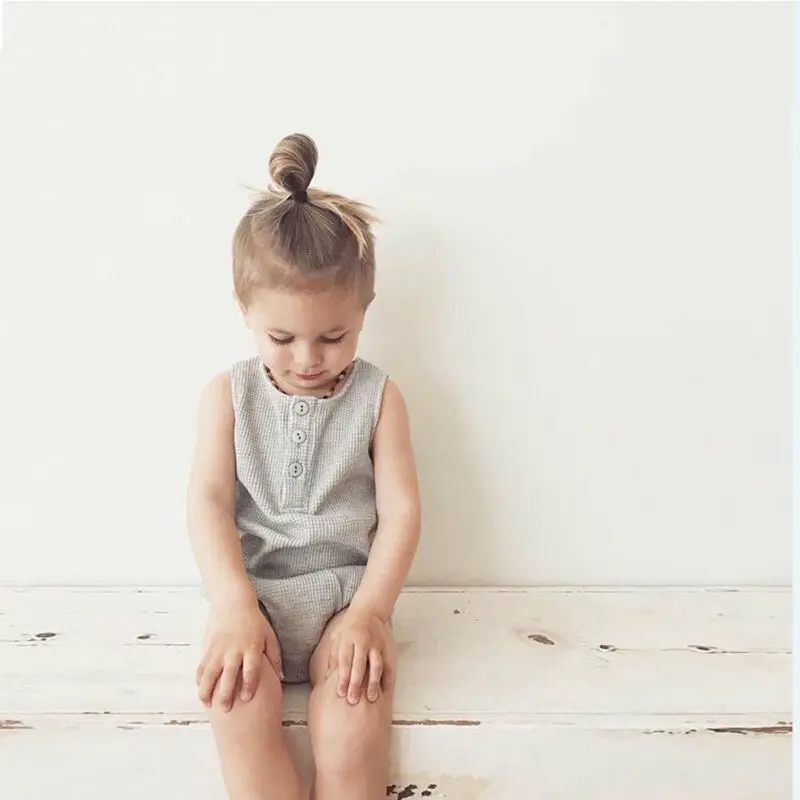 Одежда для новорожденных девочек клетчатый жилет без рукавов мальчиков