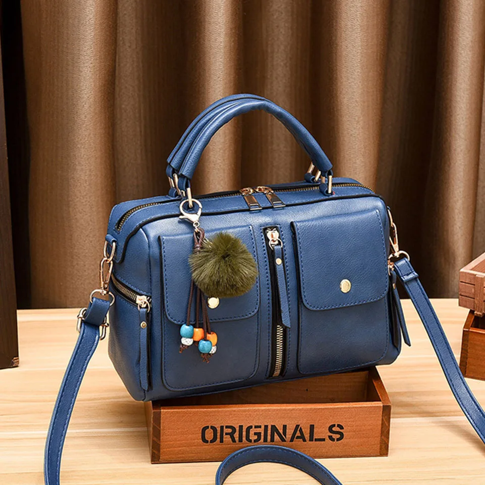 

New PU Leather Shoulder Bag Women Handbags 2021 Fashion Design Girls Crossbody Motorcycle Bag Casual Ladies Tote Female Flap