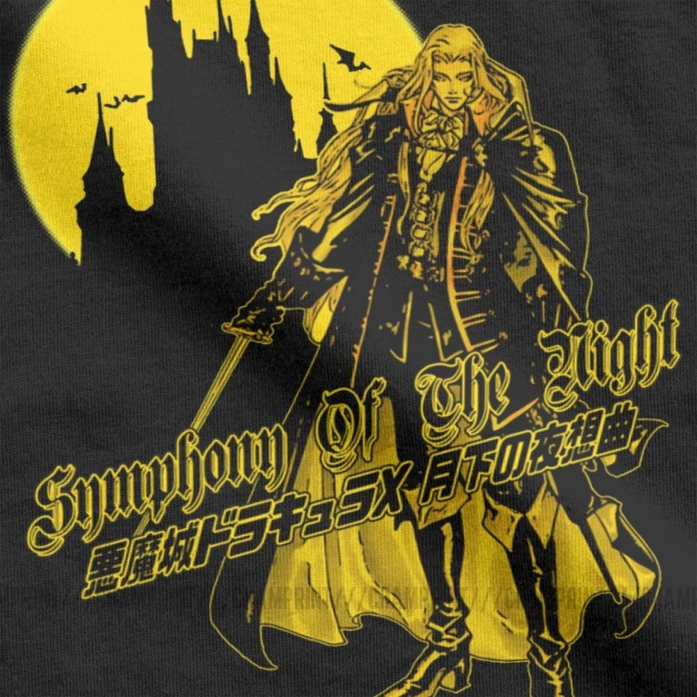 Футболка для мужчин вампиры ужасы охота 70s 80s видео игра аниме юмор хлопковые