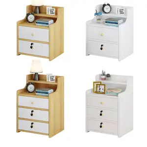 Тумбочке деревянная прикроватная тумбочка с Lock 23 с выдвижными ящиками, органайзер, хранилище, сумочка, шкаф модная куртка с надписью Mini стол, мебель для спальни