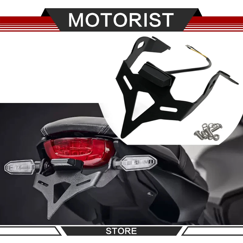 

Motorcycle CNC cb650r Tail Tidy Fender Rear tail bracket license plate frame rear card holder for CB650 R 19-20 CBR650R cb650r