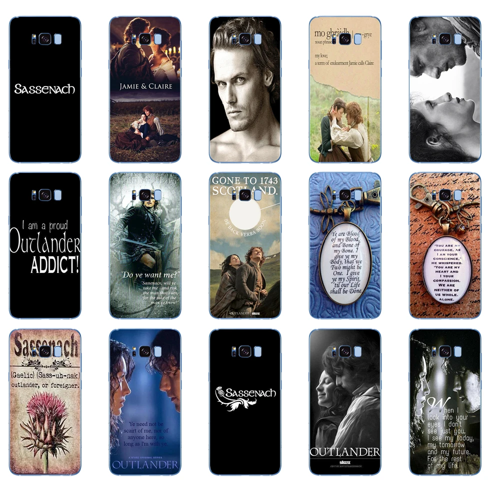 55DD OUTLANDER tv Jamie Fraser Печатный Мягкий силиконовый чехол для Samsung Galaxy S6 S7 edge S8 S9 S10 plus A70