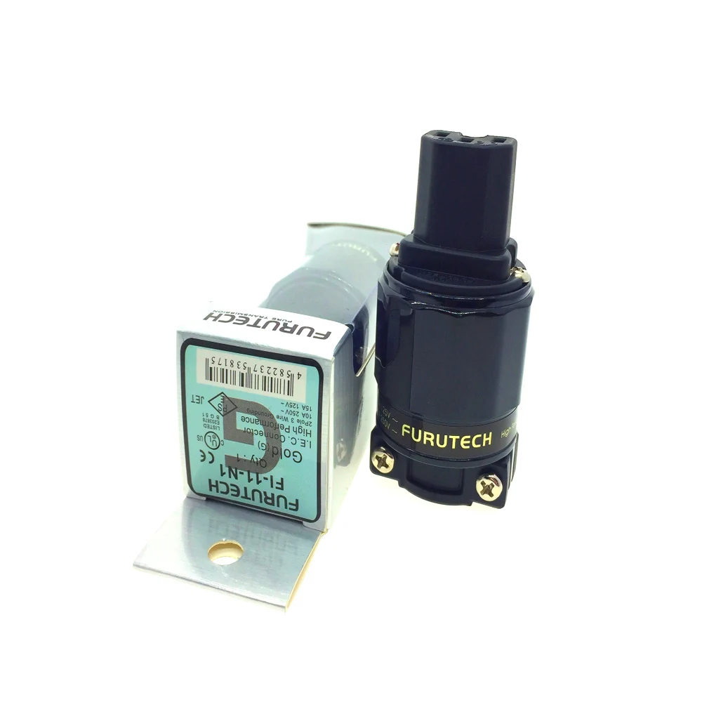 FURUTECH FI 11M N1 / 11 N1(G) Вилка усилителя мощности звуковых частот 24K позолоченный разъем