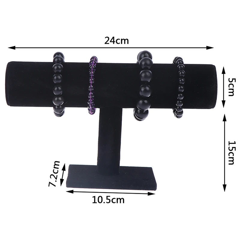 Модная бархатная подставка-держатель для браслетов ювелирных изделий часов |