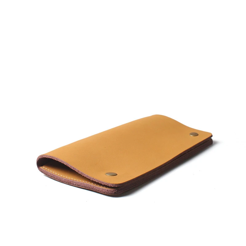 

Men Wallet Long Genuine Leather Female Money Bag Women Frosted Cowhide Clutch Phone Purse Card Holder Vintage Hasp Card Package
