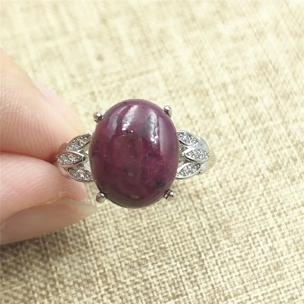 12x10 мм натуральный рубин красный драгоценный камень круглый регулируемый кольцо