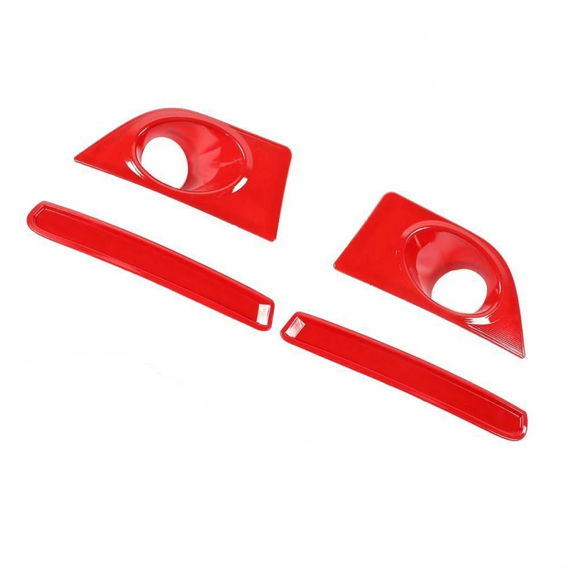 

Front Fog Light Lamp Decor Cover Trim Bezels for Ford Mustang 2010 2011 2012 2013 2014 Accessories