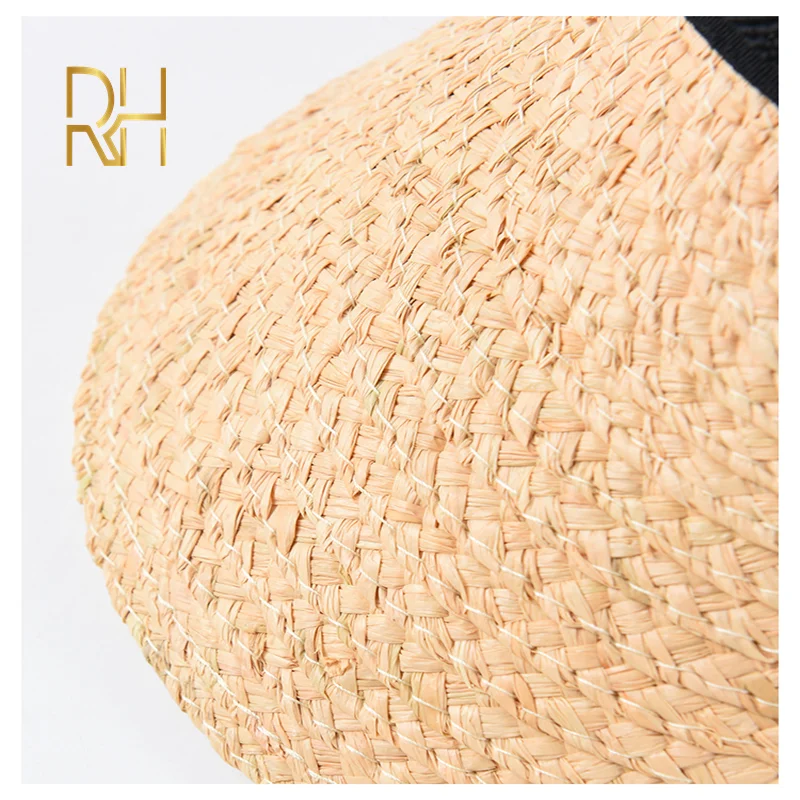 RH Солнцезащитная соломенная Рыбацкая шляпа от солнца летняя уличная пляжная