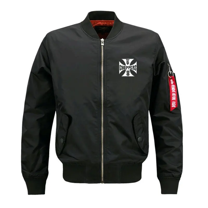 Мужские летающие куртка уличная Slim Fit летать пилота для мужчин West Coast Choppers