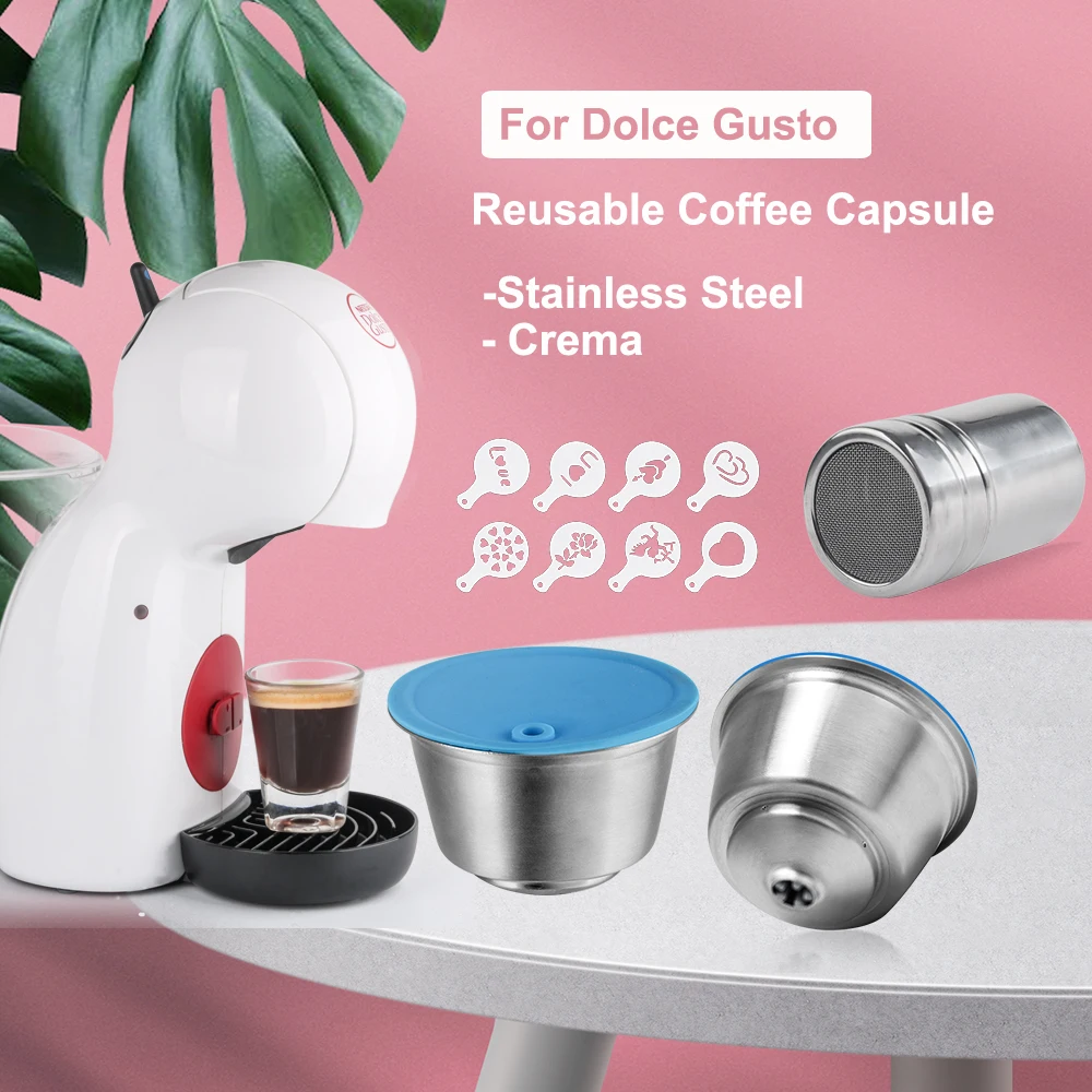RECAFIMIL – Capsule de café réutilisable pour Dolce Gusto  dosette de recharge  tasse filtrante en