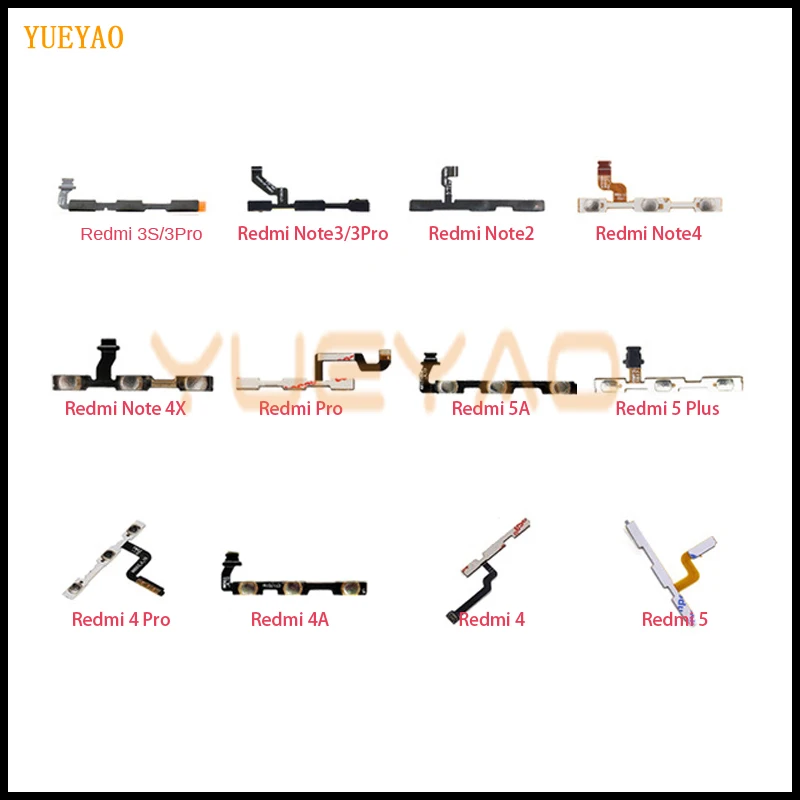 Новинка кнопка включения и выключения питания гибкий кабель для Xiaomi Redmi 3 3S 3X 4A Note 2