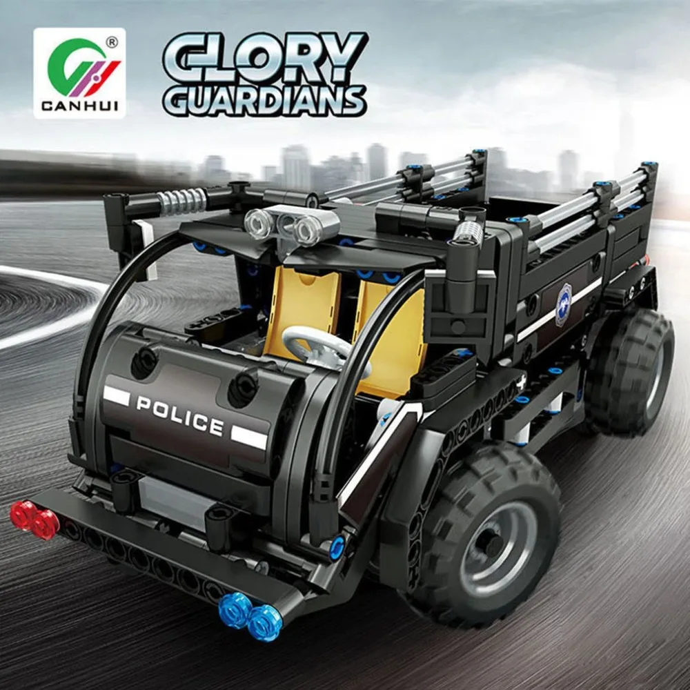 392 шт. M1 4CH пульт дистанционного управления DIY RC строительные блоки Rover Robot игрушки блоки конструктора с 360 вращением на месте для подарка детям
