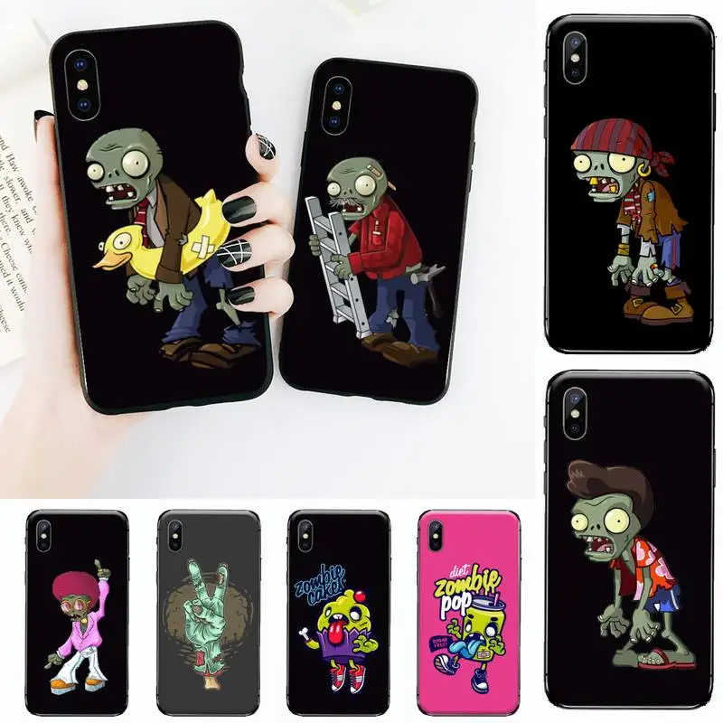 

Cute cartoon zombie Phone Case for iPhone 11 12 mini pro XS MAX 8 7 6 6S Plus X 5S SE 2020 XR