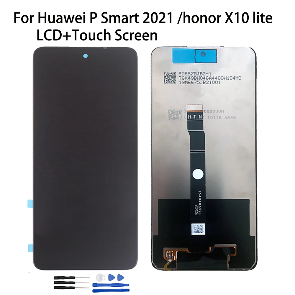 

Оригинальный ЖК-дисплей для Huawei Honor 10X lite X10 lite, дисплей, сенсорный экран, телефон Y7A, ЖК-дигитайзер для Huawei P Smart 2021, экран