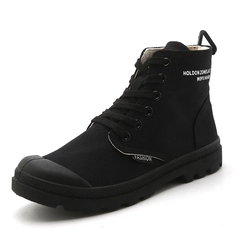 

New High-top Canvas Shoes Female Korean Version Trend Wild Casual Cloth Shoes Board Shoes Tide Shoes Martin Boots